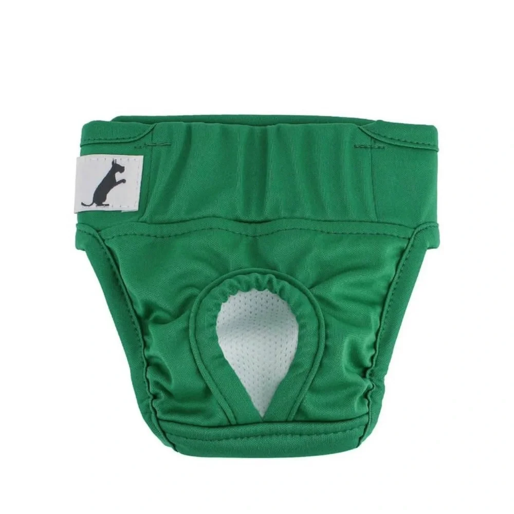 3 Pack Pet Sanitary Diaper Menstrual Pants Fastener Tape Comfortable Size M
